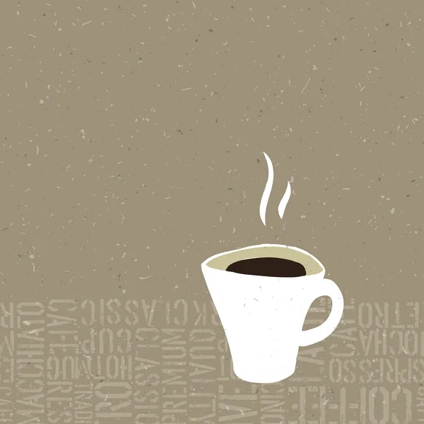 Taza de café — Vector de stock