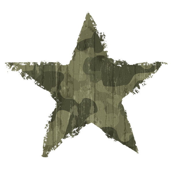 Camouflage star symbol