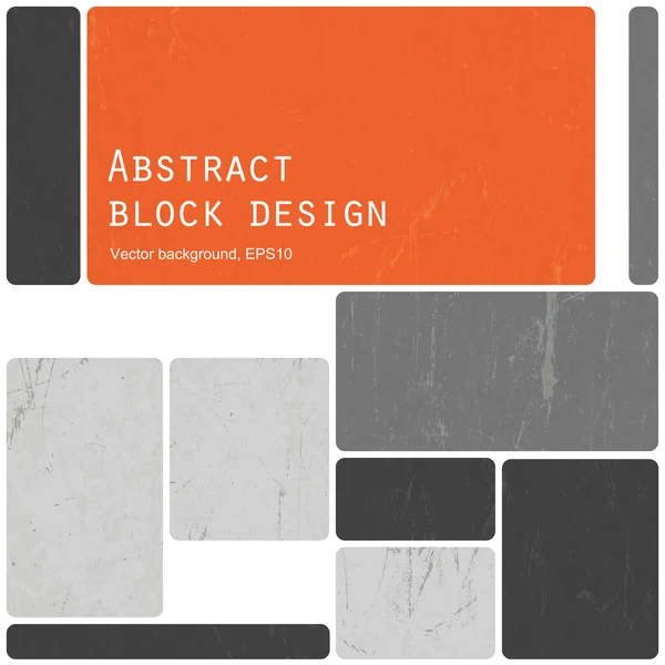 Retro-Blöcke Design Hintergrund — Stockvektor