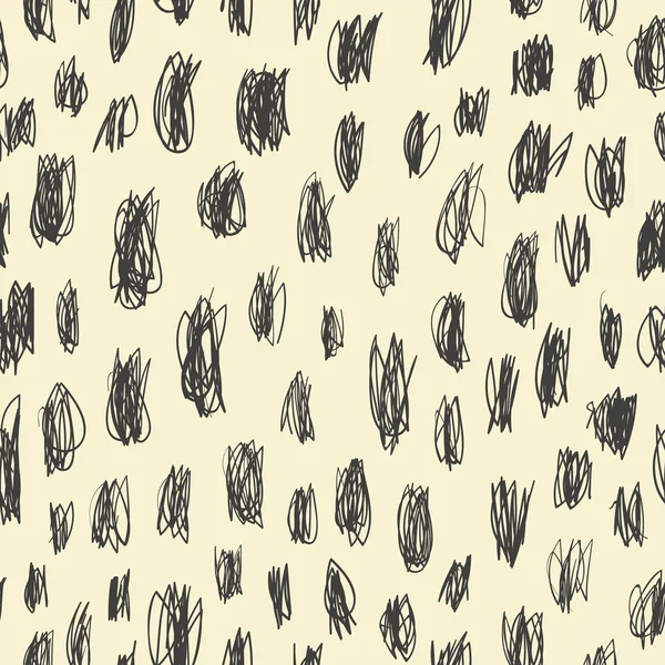 Doodles scrabble motif sans couture — Image vectorielle