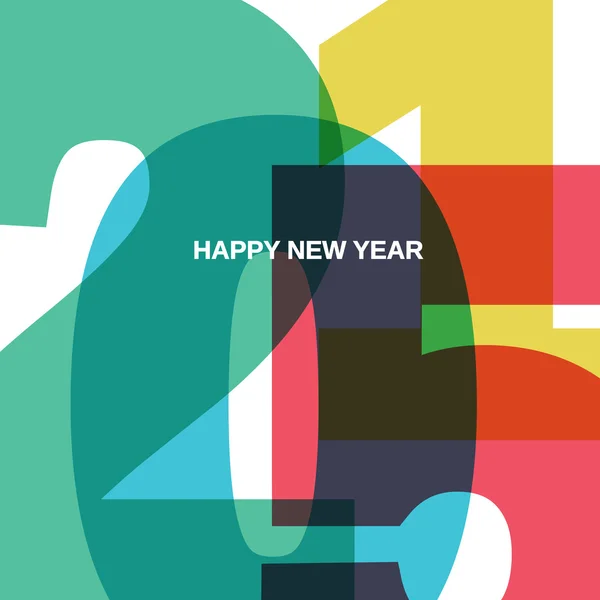 2015 新年快乐 — 图库矢量图片