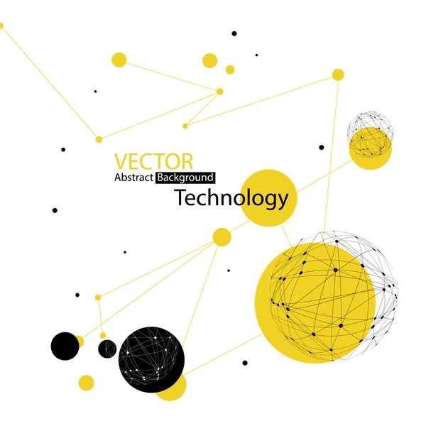Abstraktní pozadí technologie — Stockový vektor
