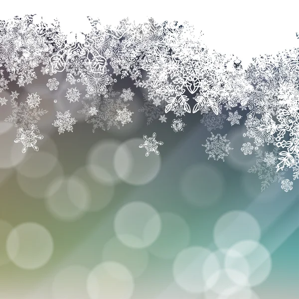 Snowflakes holiday Background — Stock Vector