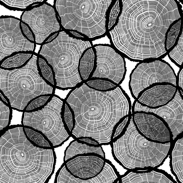 Arbre anneaux fond — Image vectorielle