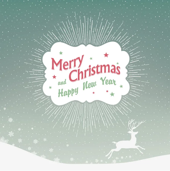 Merry Christmas Background — Stock Vector