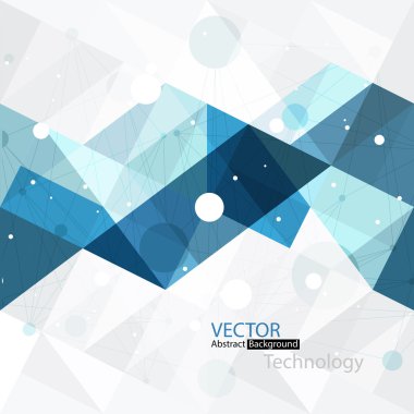 Üçgenli soyut arkaplan