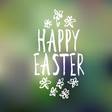 Paskalya tebrik arka plan