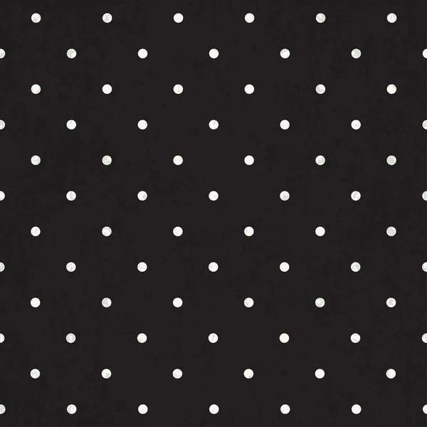 Zwarte polka dot achtergrond — Stockvector