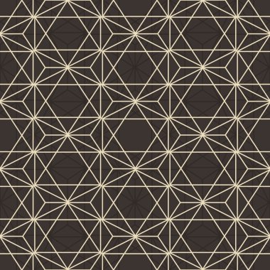 Geometrik altıgen desen.