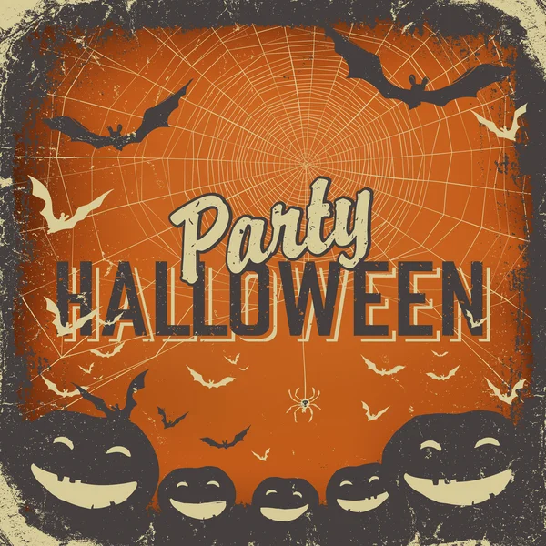 Halloween Party thema achtergrond — Stockvector