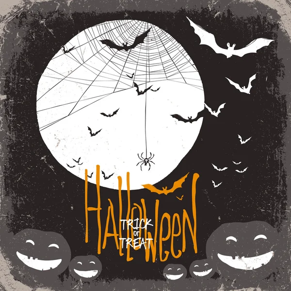 Halloween thema achtergrond — Stockvector