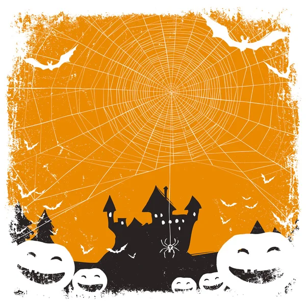 Halloween thema achtergrond — Stockvector