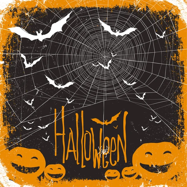 Halloween thema achtergrond — Stockvector