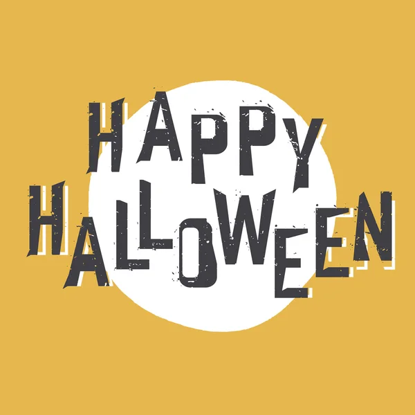 Feliz cartão de Halloween —  Vetores de Stock
