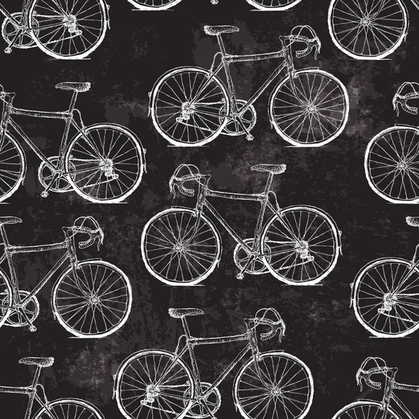 Motif de vélos sans couture — Image vectorielle