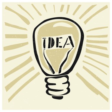 Fikir konsepti çizimi.