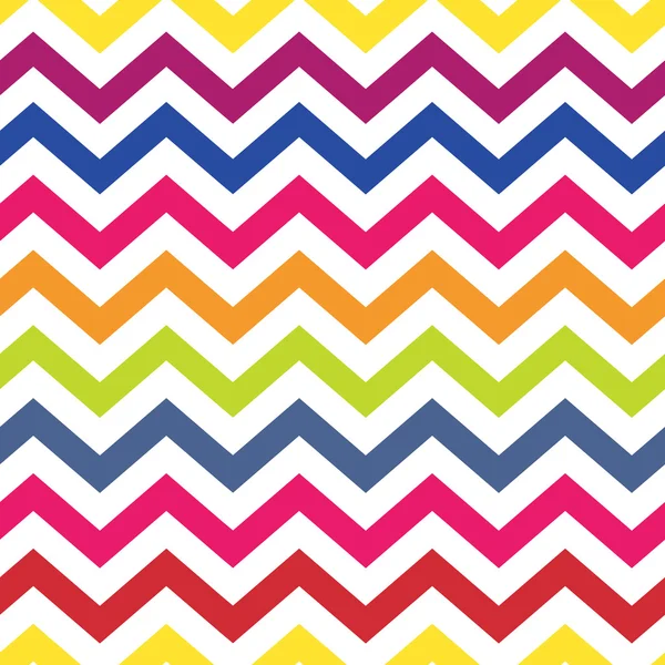 Chevron pattern seamless colorful — Stock Vector