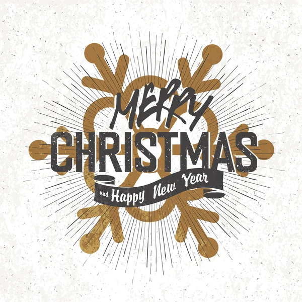 Merry Christmas  Lettering — Stock Vector