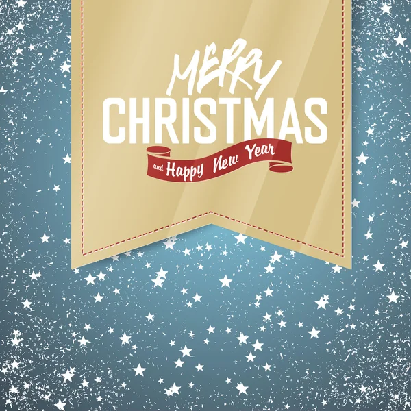 Merry Christmas Card. — Stock Vector