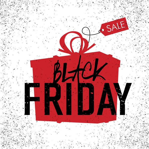 Black Friday sales Poster. — Stock Vector