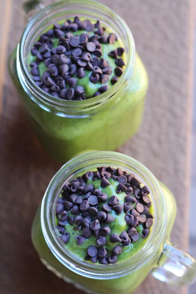 Mint chocolade Smoothie — Stockfoto