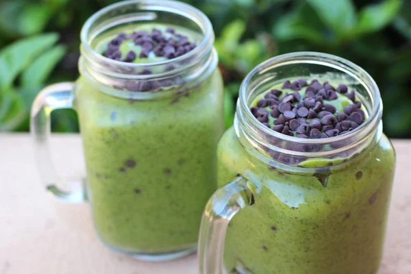 Mint chocolade Smoothie — Stockfoto