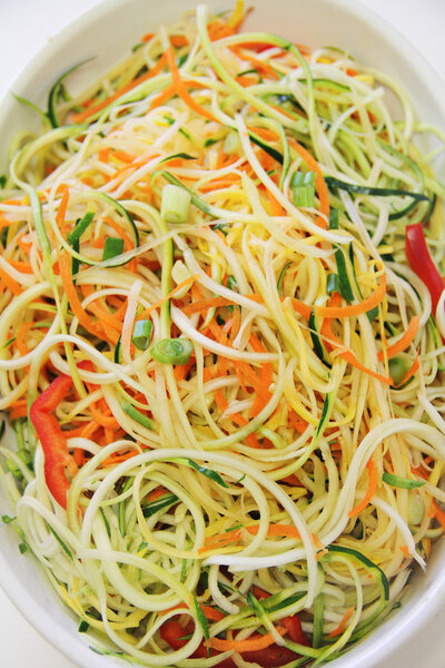Vegetable noodles  in plain