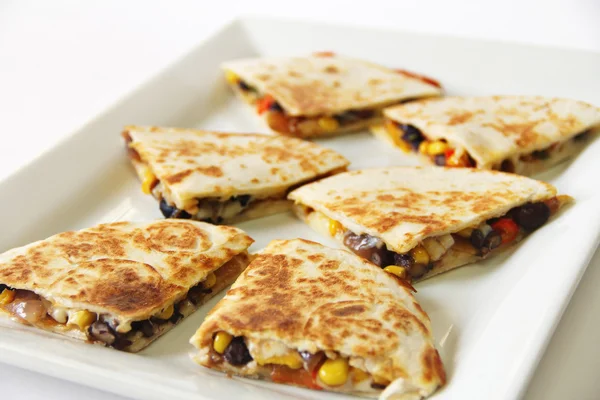 Freshmade vegetale Quesadilla — Stok fotoğraf