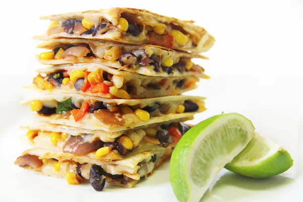 Freshmade vegetale Quesadilla — Stok fotoğraf