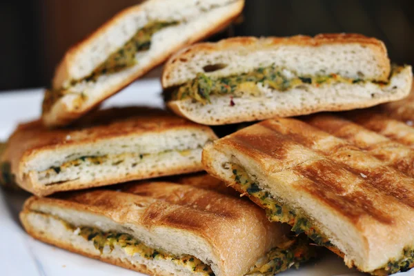 Roasted vegan panini Stock Picture