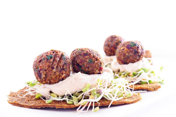 Fresh falafel appetizer — Stock Photo, Image