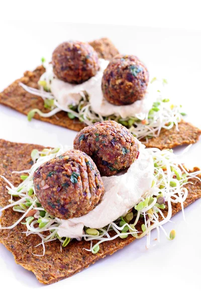 Fresh falafel appetizer — Stock Photo, Image