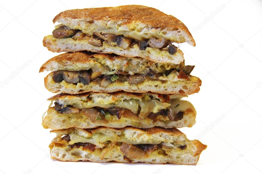 Mushroom Panini Sandwich