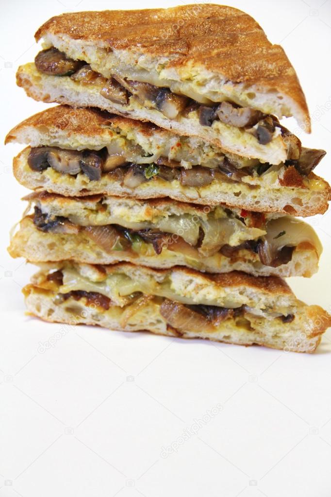 Mushroom Panini Sandwich