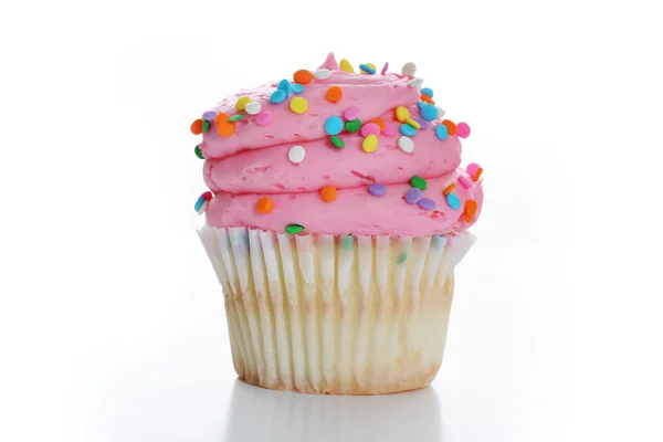 Cupcake con glassa rosa — Foto Stock