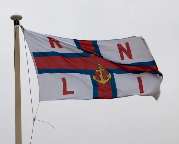 RNLI Lifeboat Flag — Stock Photo, Image