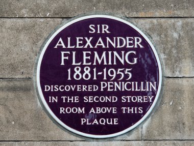 Alexander Fleming Plaque clipart