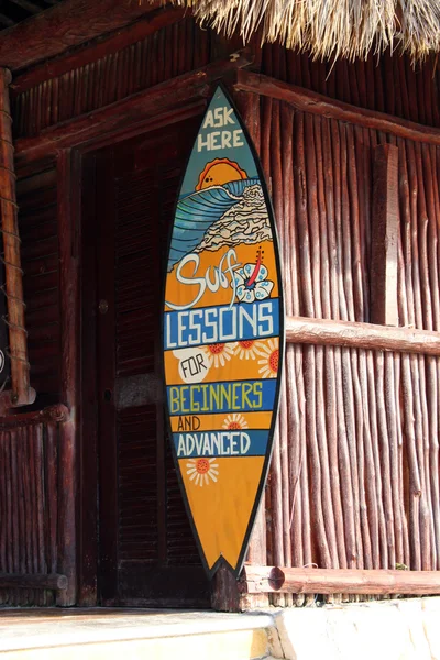 École de leçons de surf — Photo