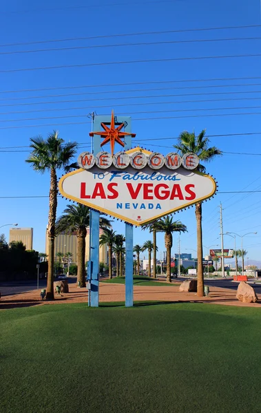 Bienvenido a Fabuloso signo de Las Vegas — Foto de Stock