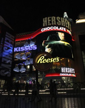 Las Vegas Hershey mağaza gece