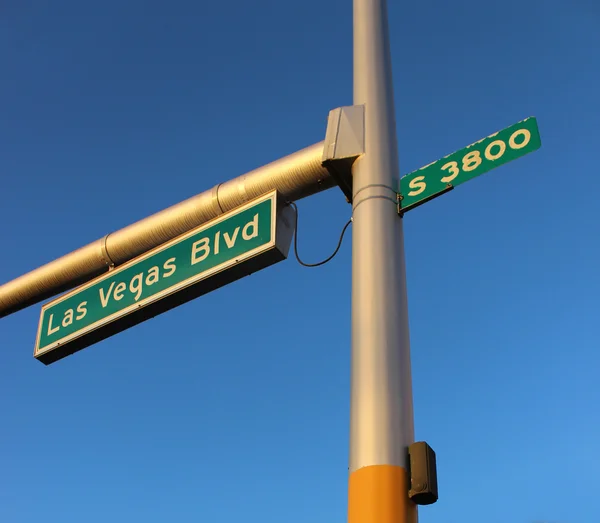 Las Vegas Boulevard σήμανση — Φωτογραφία Αρχείου