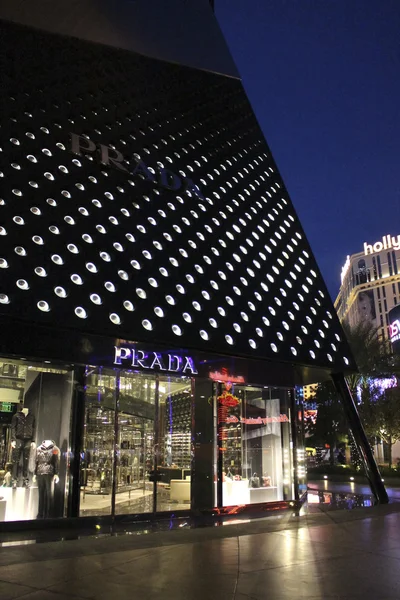 Negozio Prada a Las Vegas di notte — Foto Stock