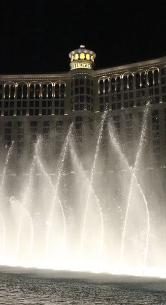 Las Vegas Bellagio Hotel вночі — стокове фото