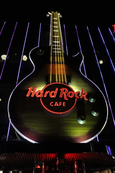 Лас-Вегас Hard Rock Cafe Sign — стоковое фото