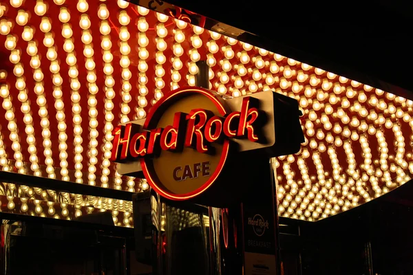 Лас-Вегас Hard Rock Cafe знак — стокове фото