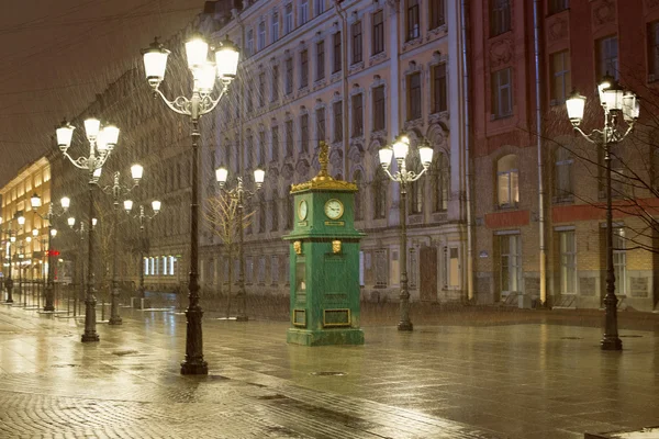 Барометр часов в Санкт-Птеребурже Стоковая Картинка