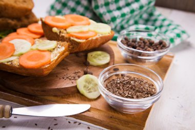 Vejetaryen sandviç Studio