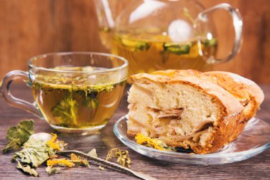 pasta ile bitkisel çay