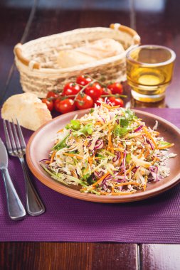 taze vejetaryen salata