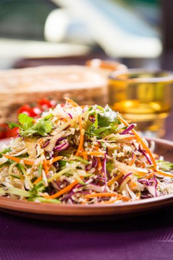 taze vejetaryen salata